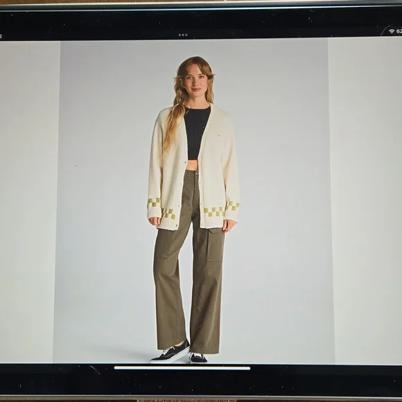 NWT Vans Cardigan Sweater Size XS/S - Picture 4 of 7